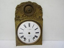 28 ...ancienne facade d horloge comtoise horlogerie pendule art populaire laiton