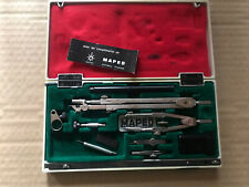 compas boite ancienne MAPED rare atelier cuir dessin objet art populaire vintage