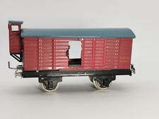 MODÉLISME FERROVIAIRE ÉCHELLE 0 / O WAGON COUVERT PORTES COULISSANTES +VIGIE  ++