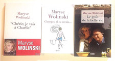 3 LIVRES MARYSE WOLINSKI