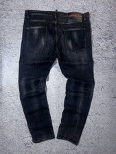   Dsquared2 DSQ2 Skater Jeans Black Distressed Made in Italy