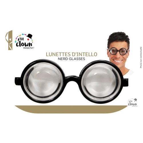 Lunettes intello double - d'intello,