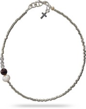 .925 Sterling, Garnet, Pearl