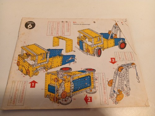 Meccano boite notice - meccano,