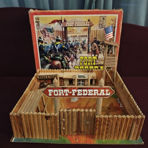 Jeu fort fédéral bois - fédéral, en