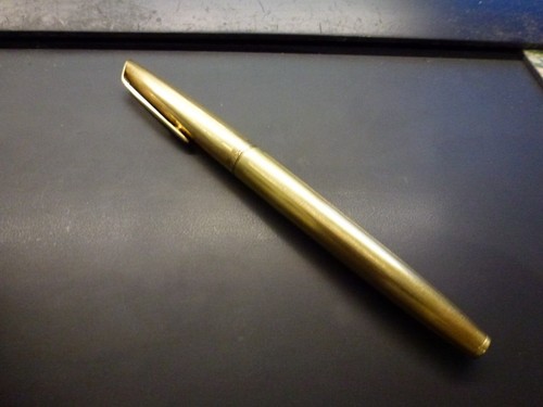 Waterman plaqué or plume - waterman, or,plume