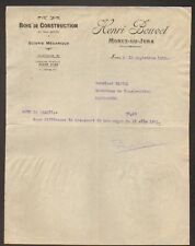 MOREZ (39) BOIS / SCIERIE MECANIQUE "HENRI BOUVET" 1931