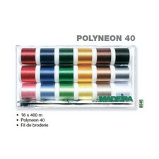 Boite de 18 bobines de fil de