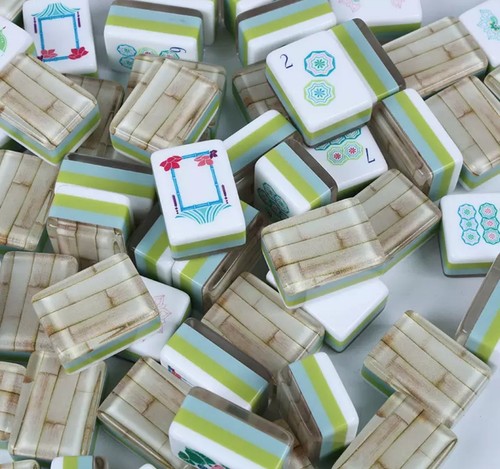American mahjong game - mahjong, set,