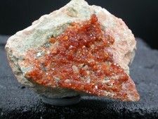 Bel ensemble de grenat orange - Piémont Italie 