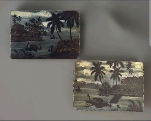 Peinture ancienne huile - ancienne, sur