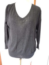 Pull Promod taille S M 38 40 oversize gris TBE Promo Outlet haut top