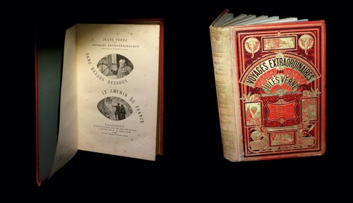Cartonnage hetzel verne - [cartonnage,