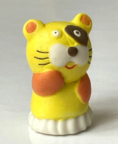 Fève chat chaton - chat, jaune