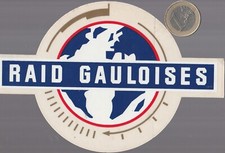 Autocollant. Automobile. RAID