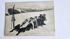 cpa, 31, Luchon, Superbagnères, passage d'un bobb, bobsleigh, cachet postal 1924
