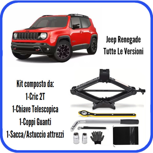 Jeep renegade kit cric 2ton - jeep,