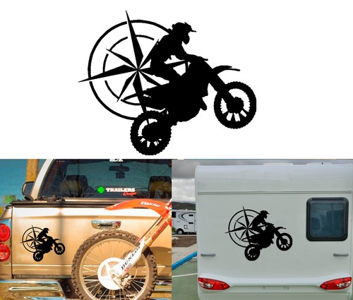 Moto trial autocollant en - trial,,