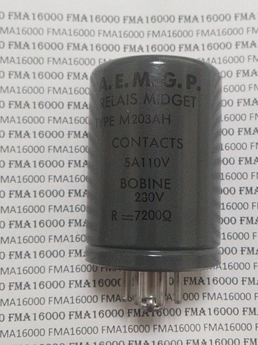 Relais m203ah bobine 230v - m203ah,