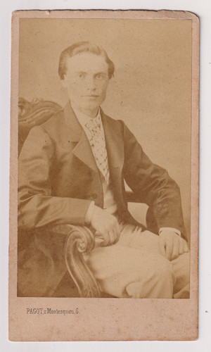 Cdv pagot jeune homme - -,