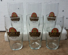 Lot 6 anciens verres à bière