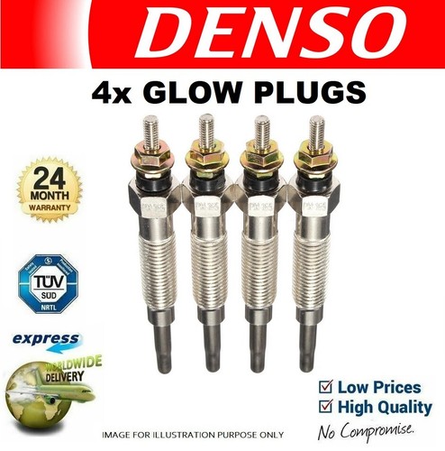 Denso glow plugs - 4x, mazda