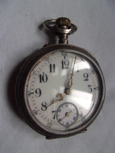 Montre gousset argent - en,