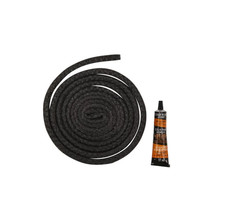 Kit de Joint Rond 9,5mm pour Poêle, Insert, Four 2M50 + Colle Haute Température