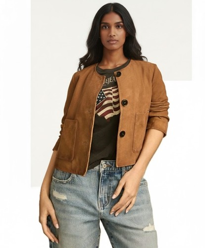 Veste courte marron - , pour