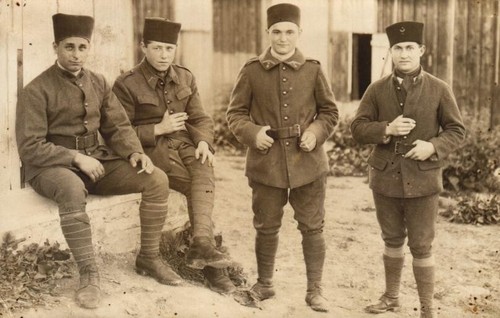 Carte photo armee d afrique - carte, d'afrique