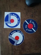 lot de 3 autocollant militaire