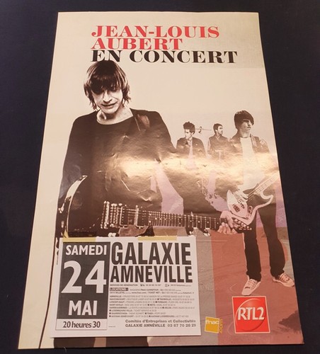 Affiche jean louis aubert en - affiche,