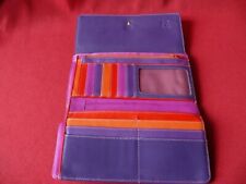 Portefeuille 3 volets marque Mywalit en cuir de vachette 