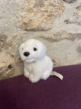 Doudou Peluche Ours Blanc Assis WWF