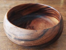 Coupe à fruits vintage en bois