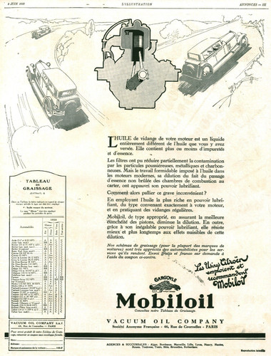 Publicité ancienne automobile