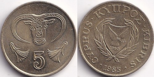 Cents 1985 chypre cyprus - 5,