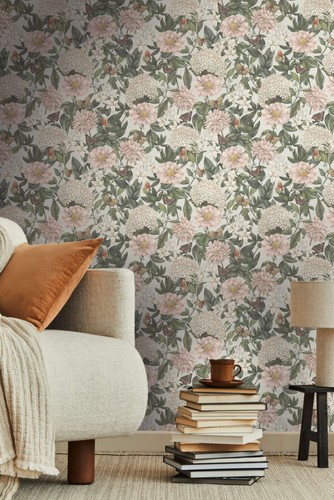 Moderne papier peint floral - moderne,