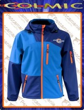 Veste Colmic Softshell "OFFICIAL TEAM" TG L capuche windstop imperméable