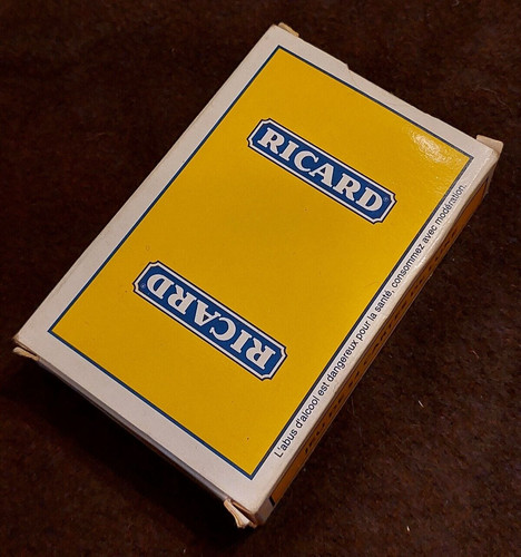 Cartes jeu ricard - ricard, heron