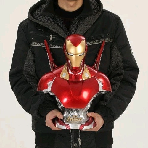 Iron man figure bust - man,