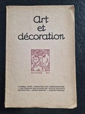 Revue Art et décoration septembre 1922 Henry Dropsy Joseph Hémard Albert Marquet