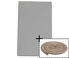 Vitre pour poêles à