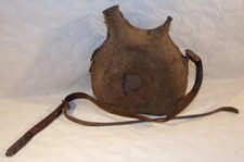 Gourde 2 litres modèle 1877 avec housse moutarde/kaki français WW1/WW2 14 18