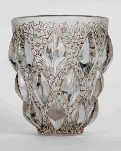 Vase rampillon verre blanc - vase,
