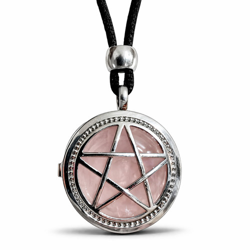 Collier pendentif quartz - pendentif, en