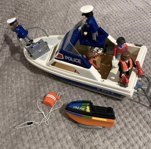 Playmobil bateau police ancien - playmobil,