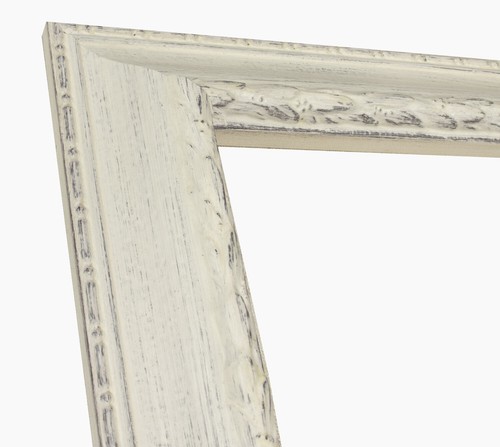 Cadre bois blanc - bois, fond