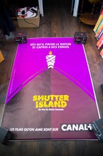 SHUTTER ISLAND Advance French Bus Shelter Rolled DS Movie Poster Original 2010
