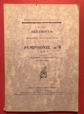 Beethoven Symphonie N°8 Partition Orchestre Durand